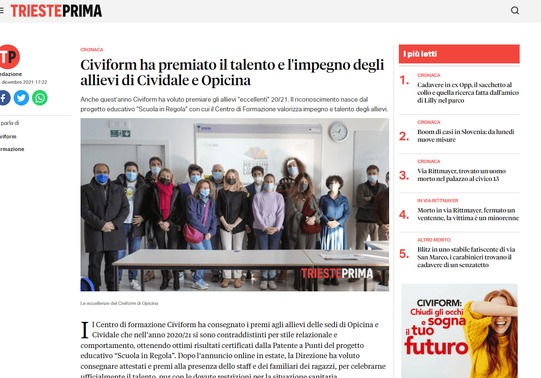 triesteprima scuola in regola
