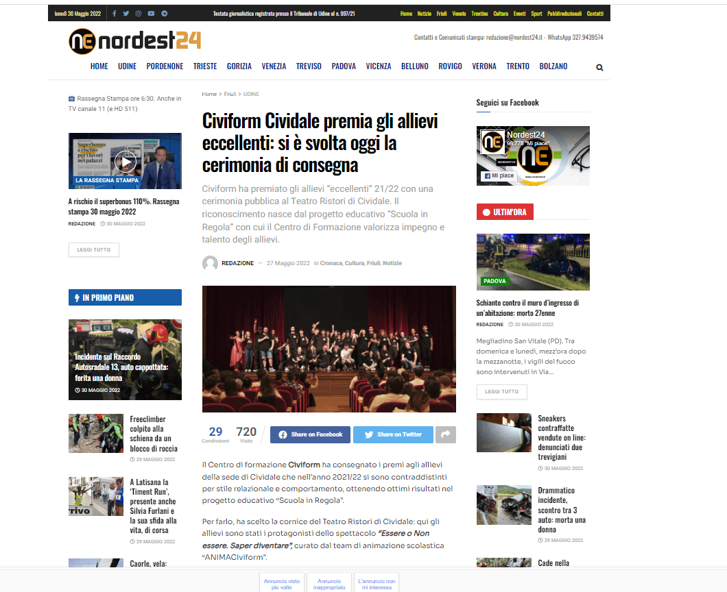nordest24 scuola in regola