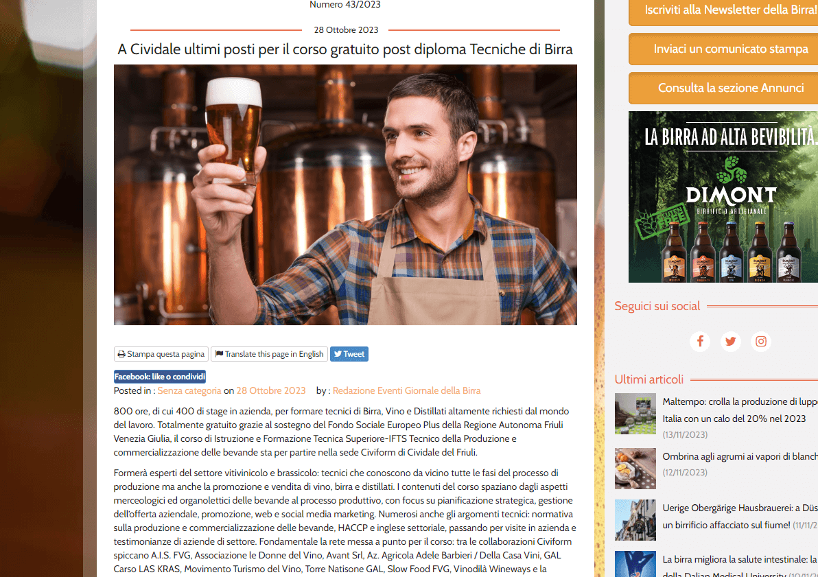 giornaledellabirra civiform ifts